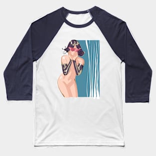 girl with gloves Baseball T-Shirt